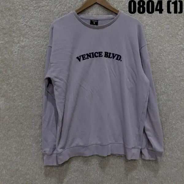 [BUNJANG] Whoau Venice Blvd. Lettering Sweatshirt / 후아유 맨투맨