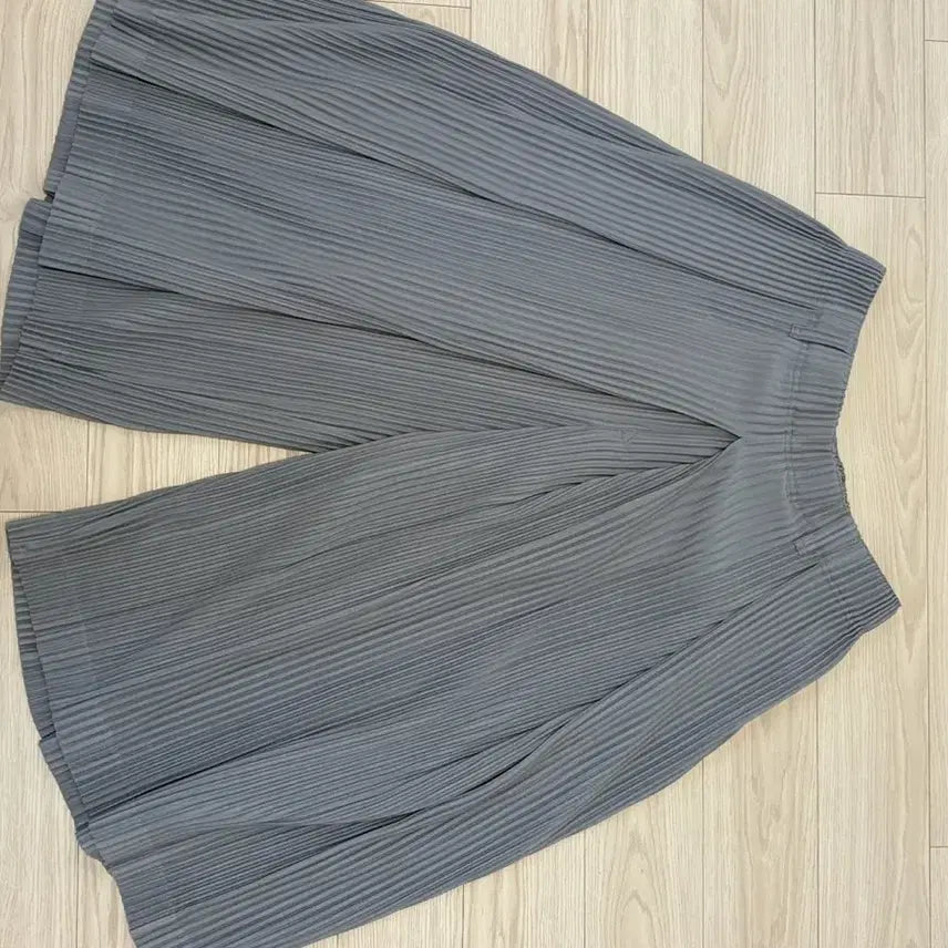[BUNJANG] Homme Plissé Issey Miyake August Monthly Short Hakamaba Pants Grey / [3]24FW 옴므플리세 8월 먼슬리 숏 하카마-몰 그레이