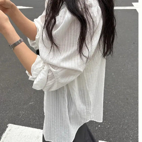 [BUNJANG] ByMood Vintage Frill Blouse / 바이무드 빈티지 프릴 블라우스