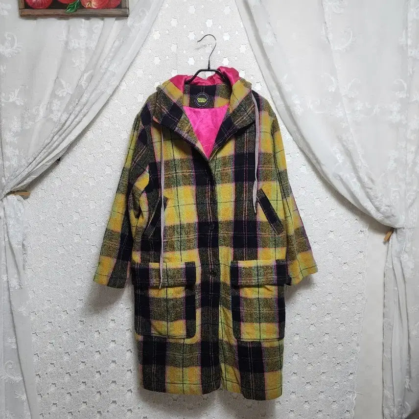 [BUNJANG] Oilily Wool Hooded Coat Women's Size 55 / 오일릴리 후드 모직코트 여성55