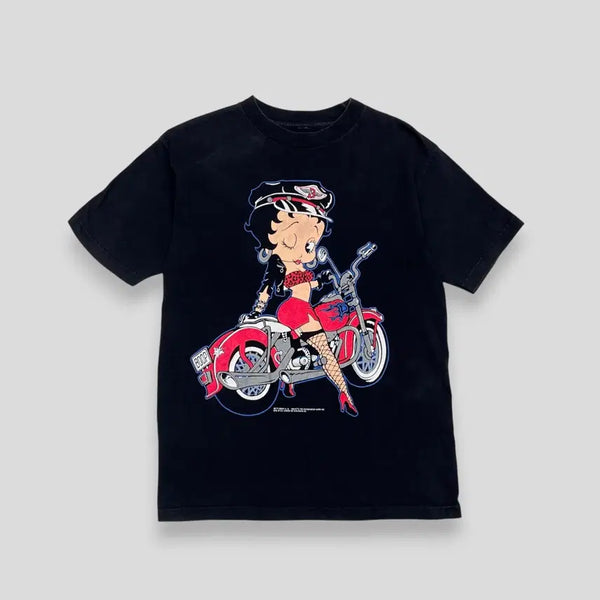 [BUNJANG] 90s Betty Boop Short Sleeve T-Shirt / 90s 베티붑 반팔 티셔츠