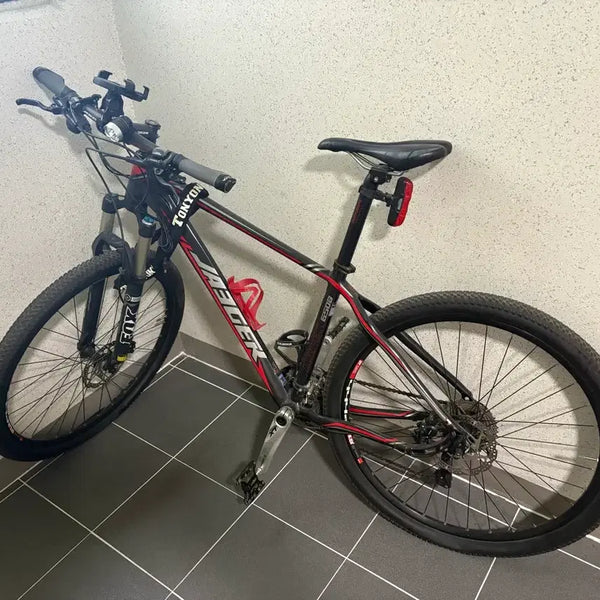 [BUNJANG] Jaeger Aspen 7 MTB 27.5 Inch Bicycle (Black/Red) / 예거 아스펜7 650B MTB 27.5인치 블랙/레드