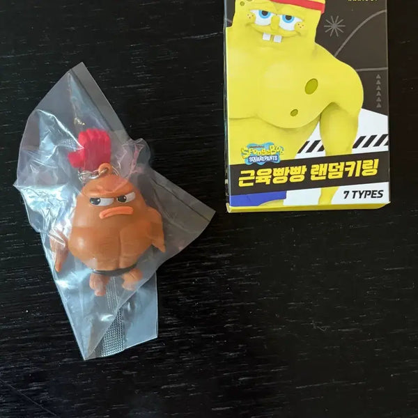 [BUNJANG] SpongeBob Muscle Bob Random Keyring / 스폰지밥 근육빵빵 랜덤키링