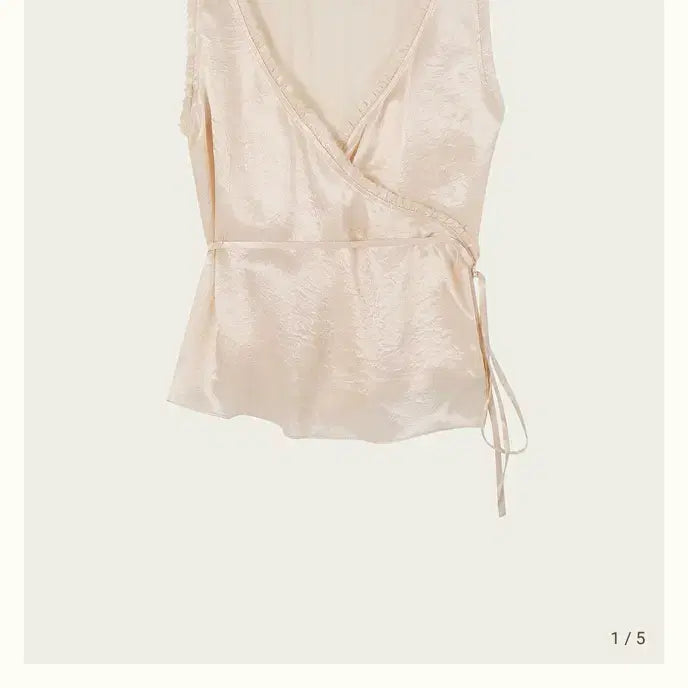 [BUNJANG] Ribbon Light Tipi Shirring Blouse / 리본빛 티피 셔링 블라우스
