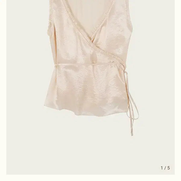 [BUNJANG] Ribbon Light Tipi Shirring Blouse / 리본빛 티피 셔링 블라우스
