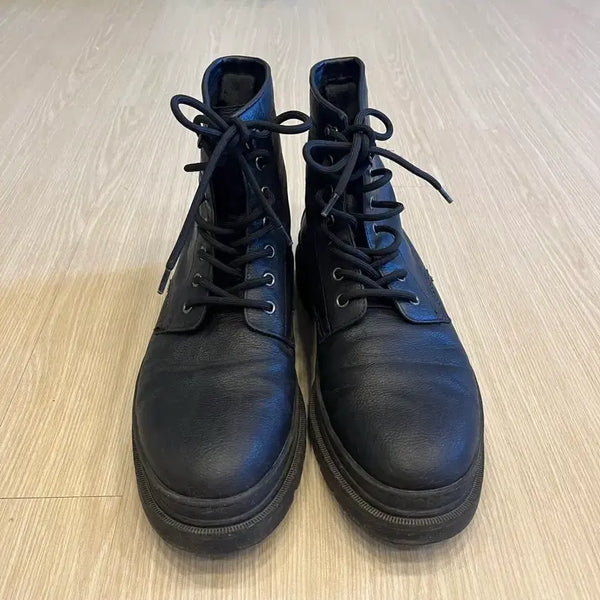 [BUNJANG] Zara Black Walker Boots / 자라 블랙 워커