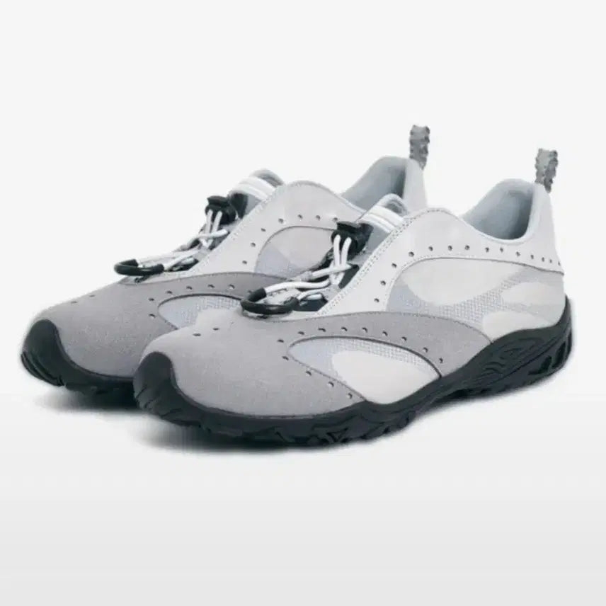 [BUNJANG] Hug Your Skin X Negative Three Halftone String Sneakers Lavender Grey / (택O)허그유어스킨X네거티브쓰리 하프톤 스트링 스니커즈 라벤더그레이 운동화