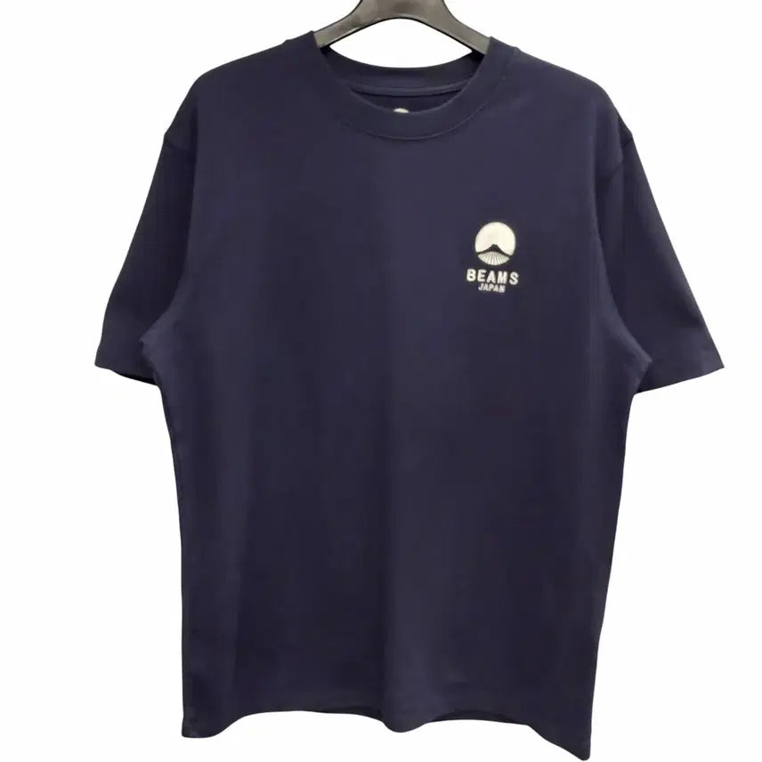 [BUNJANG] BEAMS JAPAN Mt. Fuji Logo T-Shirt Navy L / 빔즈 재팬 후지산 로고 네이비 반팔 티셔츠 L