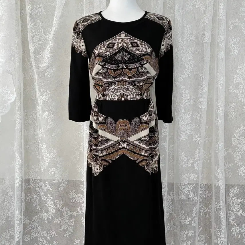 [BUNJANG] Etro Paisley Pattern Wool Dress / 40) 에트로 ETRO 페이즐리 패턴 원피스 블랙