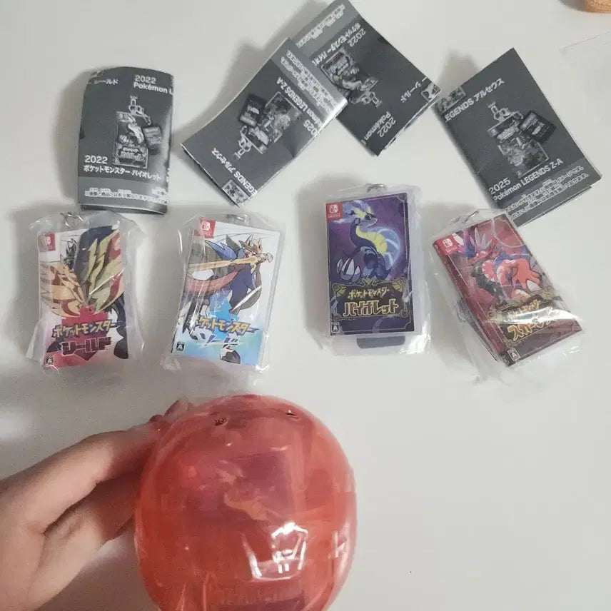 [BUNJANG] Pokemon Cartridge Keychain Sword Shield Scarlet Violet / 포켓몬 카트리지 키링 소드 실드 스칼렛 바이올렛