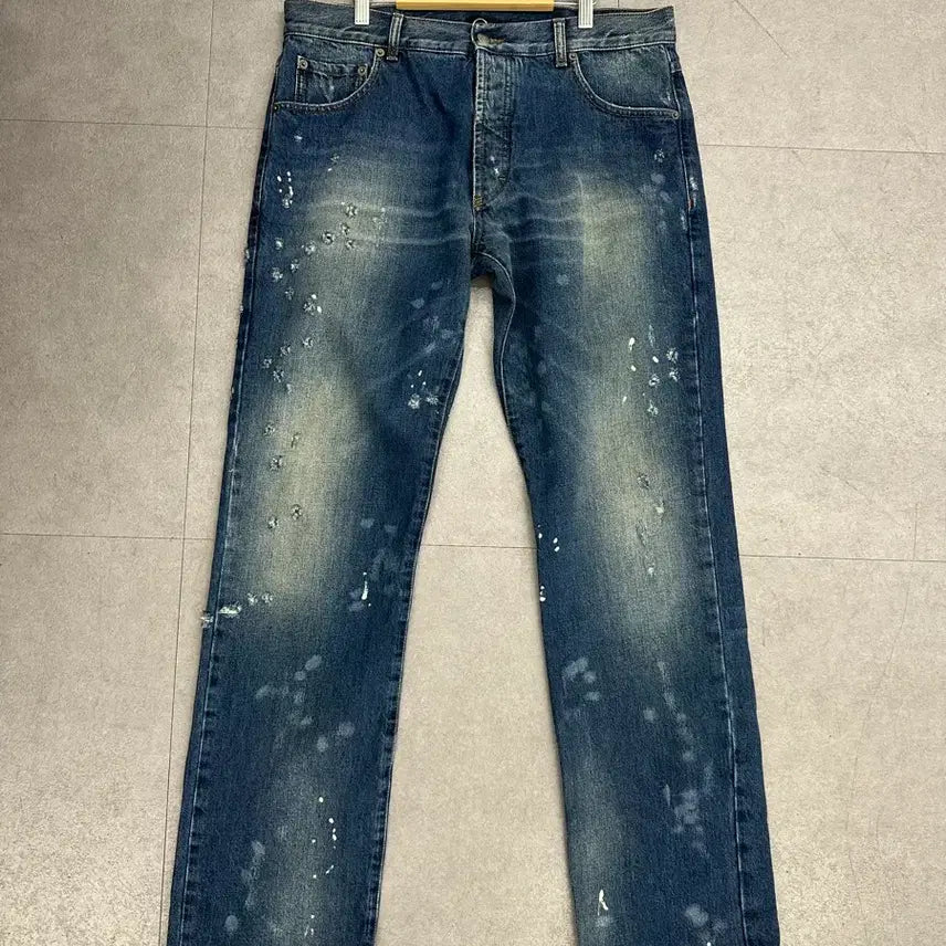[BUNJANG] Alexander McQueen Distressed Bullet Denim Pants / 알렉산더맥퀸 디스트로이드 불릿데님팬츠(34)