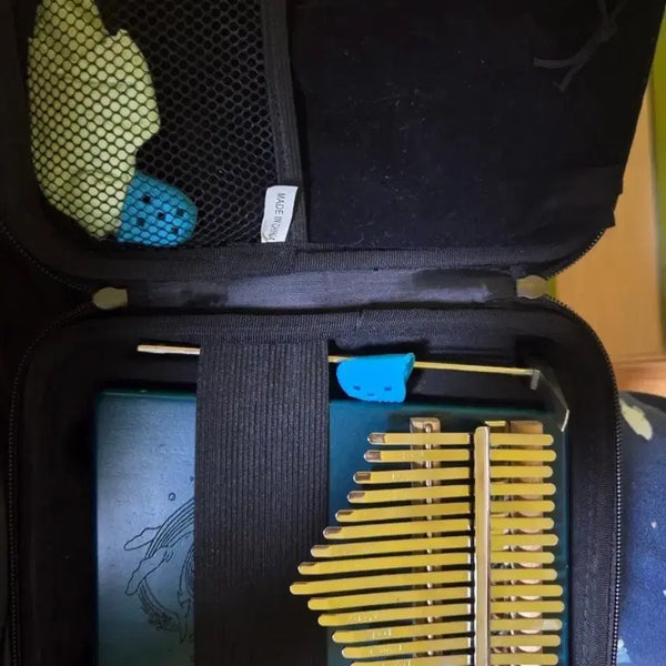 [BUNJANG] 17-Key Kalimba with Tuning Hammer and Case / 칼림바 17음 튜닝망치 케이스 포함