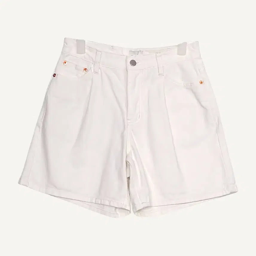 [BUNJANG] Ellioti White Shorts / 엘리오티 ellioti 흰색 반바지 S_A677