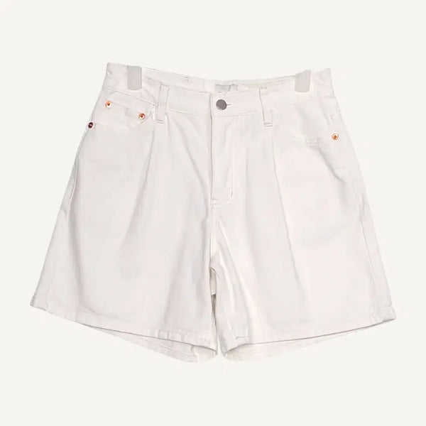 [BUNJANG] Ellioti White Shorts / 엘리오티 ellioti 흰색 반바지 S_A677