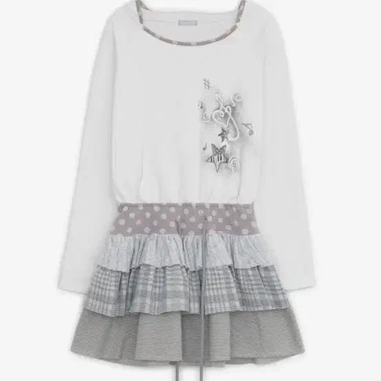 [BUNJANG] Hug Your Skin Tiered Layered Dress / 허그유어스킨 캉캉 레이어드 원피스