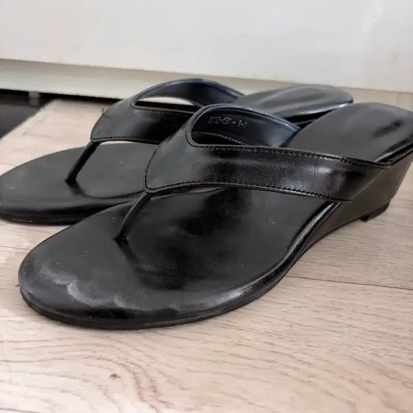[BUNJANG] ComoRebiMuseum Wedge Sandals / 코모레비뮤지엄 웨지 샌들