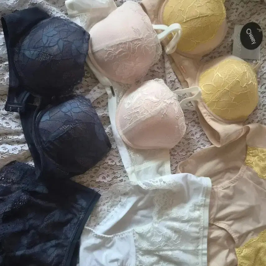 [BUNJANG] Chanty Women's Lingerie Set (Bra & Panty) / 트 (브라 팬티)샹티 여성 속옷 세트