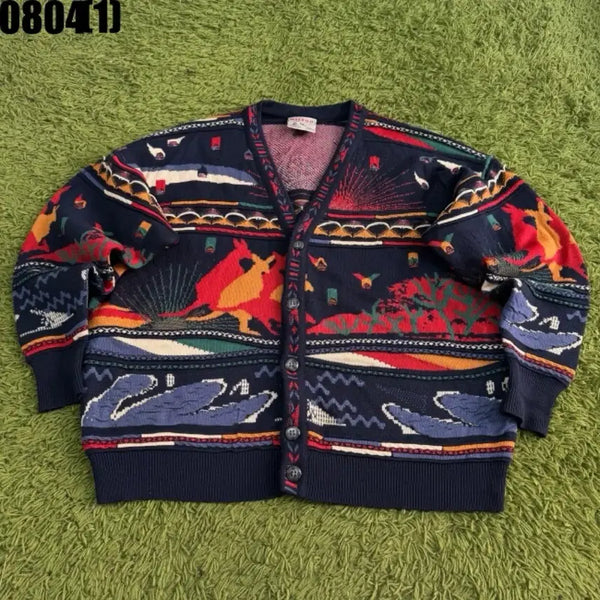 [BUNJANG] Men's Knit Cardigan Pattern / 니트 가디건 패턴 남성용
