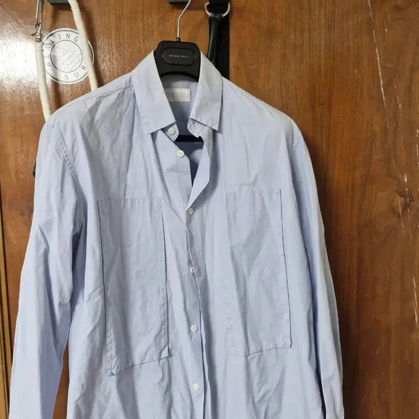 [BUNJANG] DGRE Katte Shirt (Light Blue) / dgre 2개/슬릭앤이지/katte 셔즈 1만