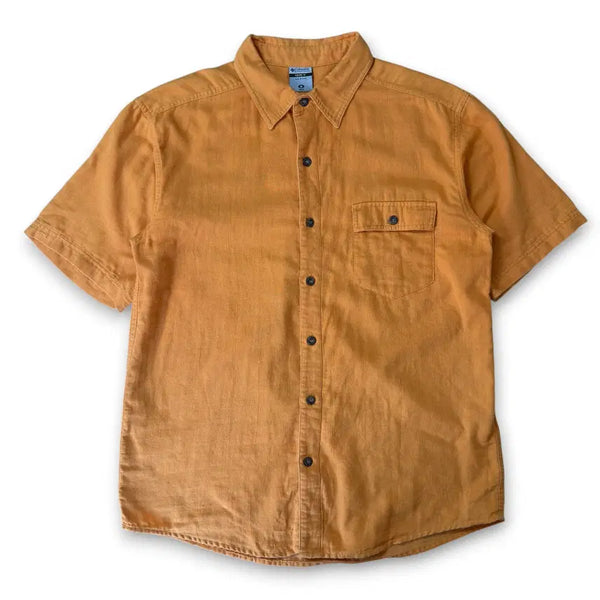 [BUNJANG] Columbia GTR Orange Cotton One-Pocket Short-Sleeve Shirt M / 컬럼비아 GTR 오렌지 코튼 원포켓 반팔 셔츠 M