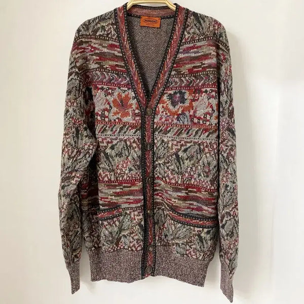 [BUNJANG] MISSONI Mohair Wool Pattern Cardigan / MISSONI 모헤어 울 패턴 가디건