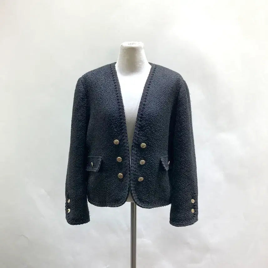 [BUNJANG] Zara Women's Tweed Jacket Black Size M / 자라 여성 트위드자켓 블랙 M 영구제 중고장터