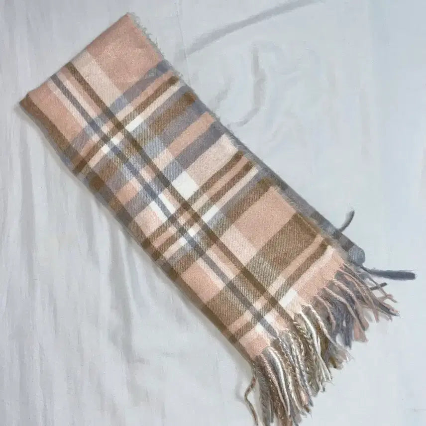 [BUNJANG] Checkered Scarf Muffler / 에이블리 체크 목도리 머플러