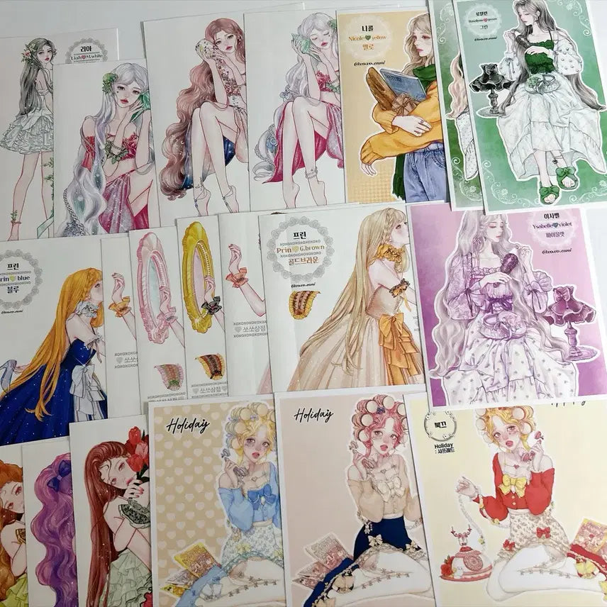 [BUNJANG] Sososseuni Sticker Set (40 pcs + 9 pcs bonus) / 쏘쏘으니 인스 40매 + 덤9매