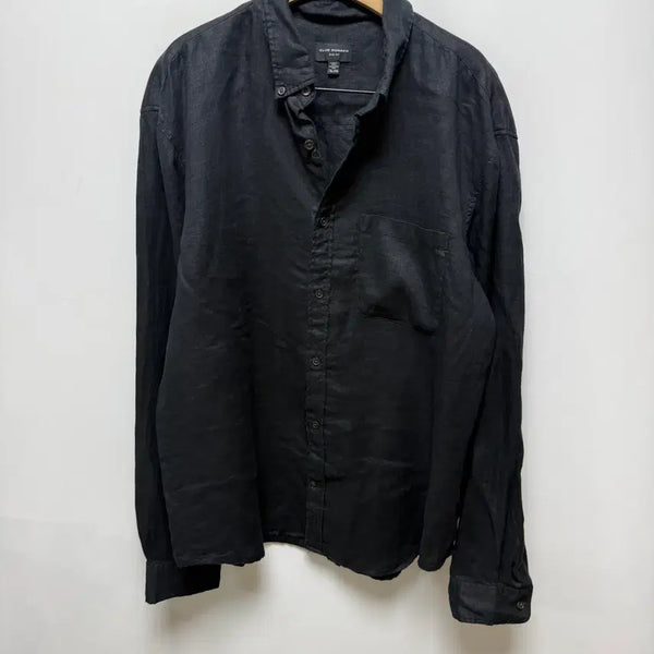 [BUNJANG] Club Monaco Black Shirt XL / (196) 클럽모나코 마 블랙 셔츠