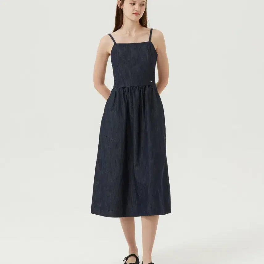[BUNJANG] Lee Denim Sleeveless Dress / Lee 리 데님 슬리브리스 원피스