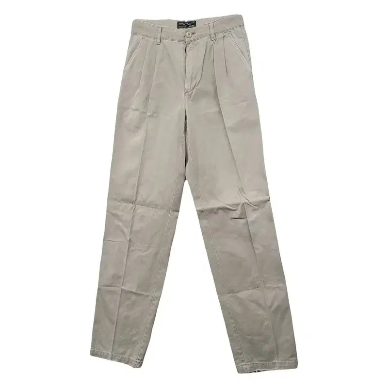[BUNJANG] Who.A.U Beige Cotton Pants / 후아유 베이지 면바지 28