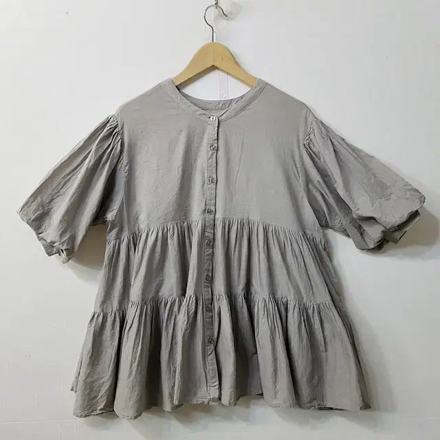 [BUNJANG] ELF Mocha Blouse / ELF 블라우스 모카