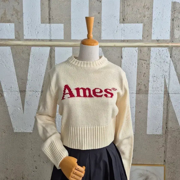 [BUNJANG] AIMS Cropped Knit Sweater / 에임스 크롭 니트(SB1