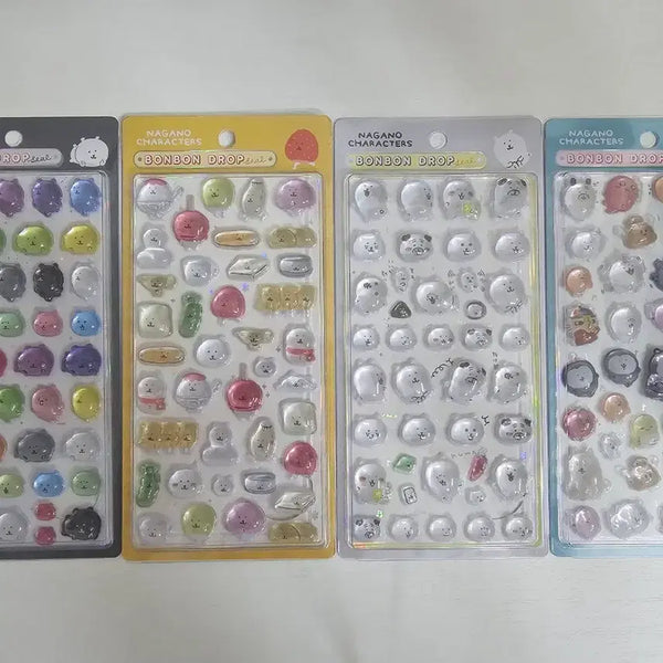 [BUNJANG] Nongdamgom Bongbong Drop Seal Sticker Bundle Set / 농담곰 봉봉드롭 씰 스티커 일괄 세트 나가노마켓