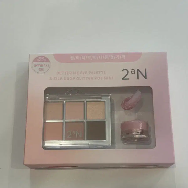 [BUNJANG] 2aN Better Me Eye Palette Glitter Pot Mini Special Set / 새상품)투에이엔 베러미 아이팔레트 글리터팟 미니 기획세트 11드리밍