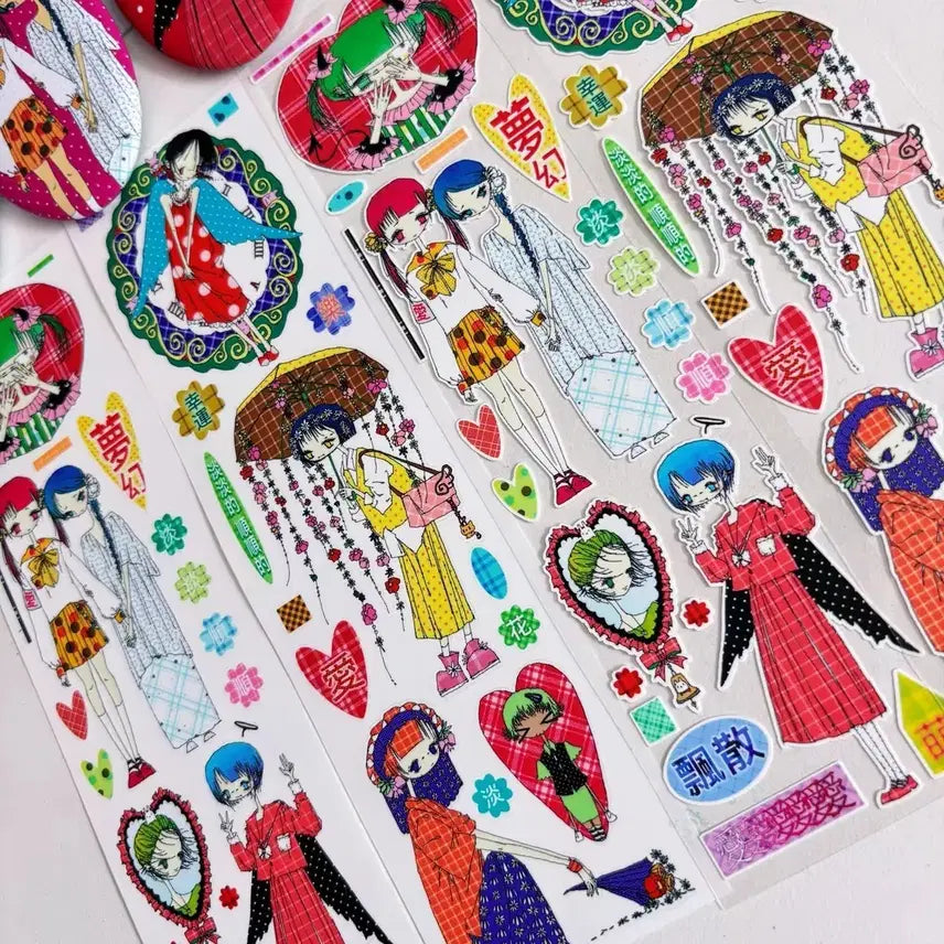[BUNJANG] ONTE Kiss Cut Sticker - "Dazzling Summer" & "Flower Bouquet Love" / onte 키스컷띵 눈부신여름 꽃다발사랑
