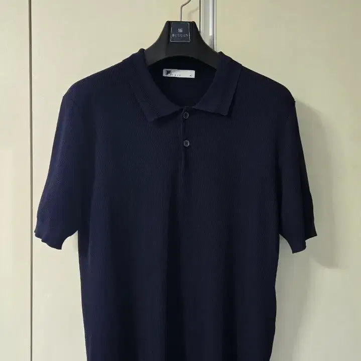 [BUNJANG] Fila Golf Knit T-Shirt Men's Size 95 / (최상급)휠라 골프 니트티 95남