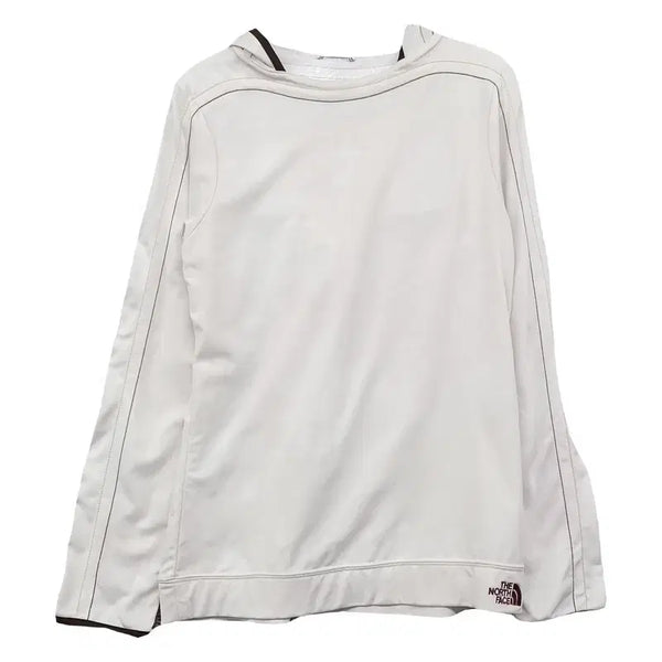 [BUNJANG] The North Face White Functional Hoodie XS / 노스페이스 화이트 기능성 후드티 XS/TP