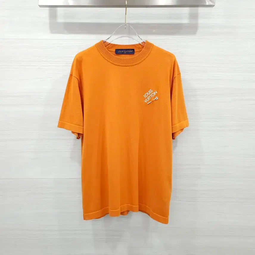[BUNJANG] Louis Vuitton Signature Short Sleeve T-Shirt (Size S) / S / 루이비통 시그니처 쇼트 슬리브 반팔 티셔츠