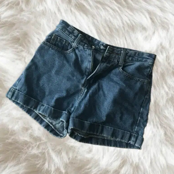 [BUNJANG] Blue Denim Short Shorts / 청 데님 숏팬츠