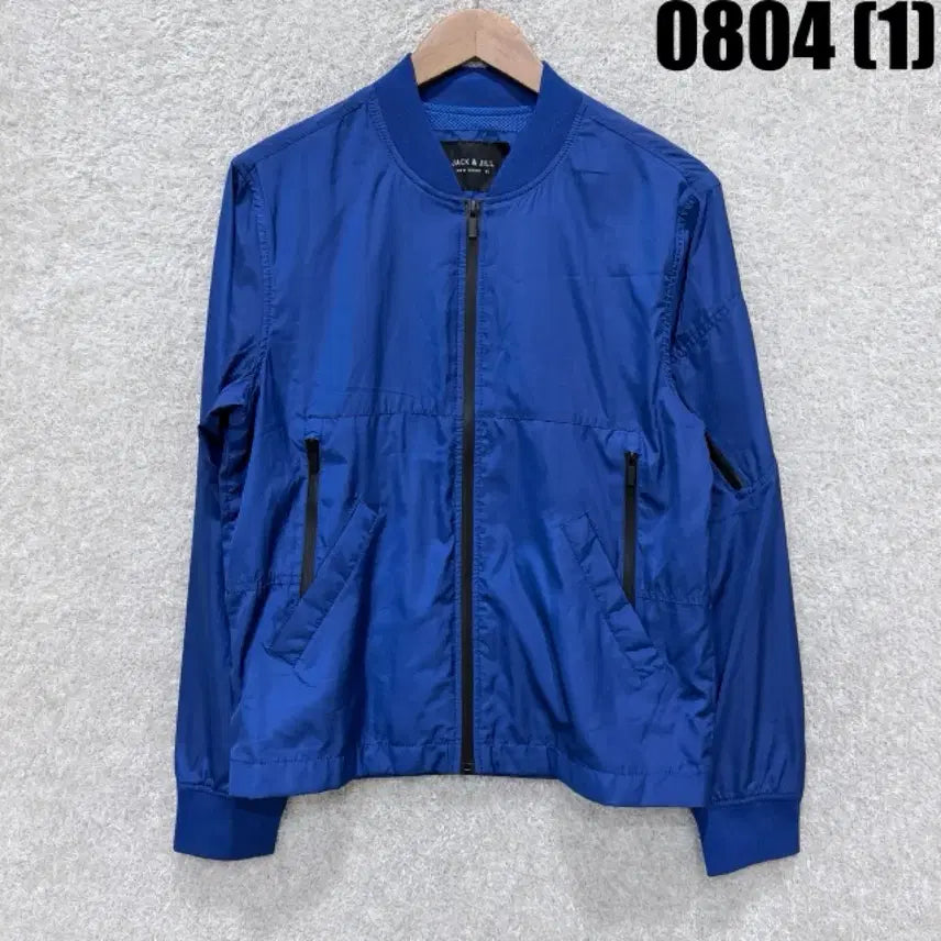 [BUNJANG] Jack & Jill Blue Lightweight Bomber Jacket / 잭앤질 블루 경량 봄버 자켓