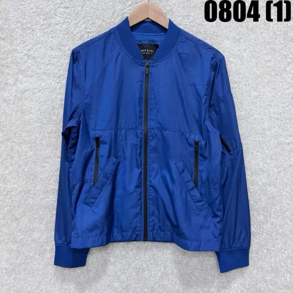 [BUNJANG] Jack & Jill Blue Lightweight Bomber Jacket / 잭앤질 블루 경량 봄버 자켓
