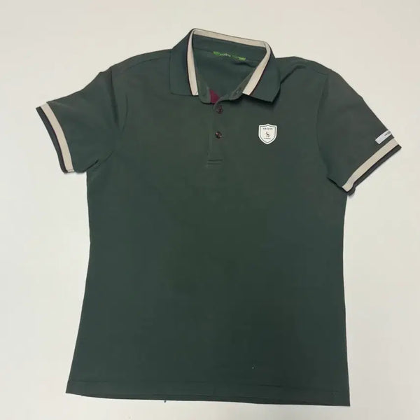 [BUNJANG] Hazzys Golf Shield Logo Short Sleeve Polo Shirt M ~ L / 헤지스 Hazzys 골프 방패 로고 반팔 카라 티셔츠 M ~ L