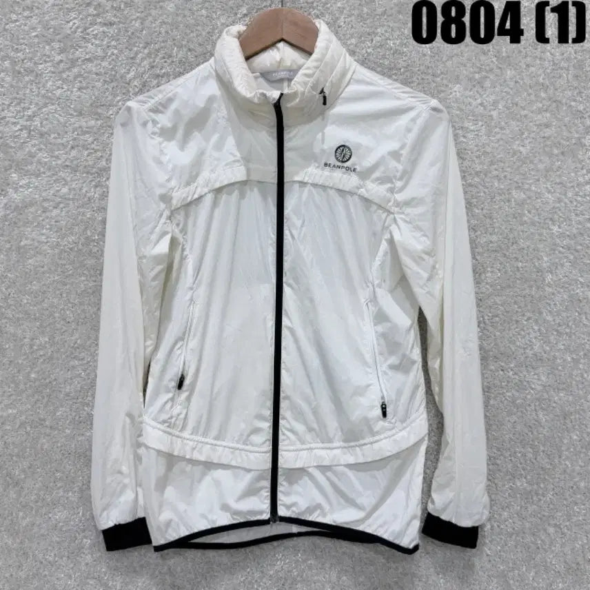 [BUNJANG] Beanpole Windbreaker Zip-Up Jacket White / 빈폴 바람막이 집업 자켓 화이트