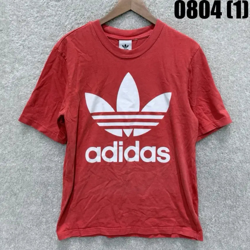 [BUNJANG] Adidas Logo T-Shirt Red / 아디다스 로고 반팔티 레드