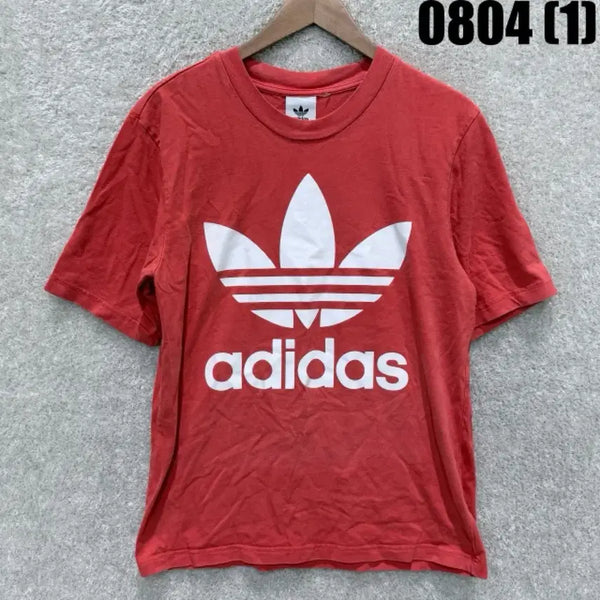 [BUNJANG] Adidas Logo T-Shirt Red / 아디다스 로고 반팔티 레드