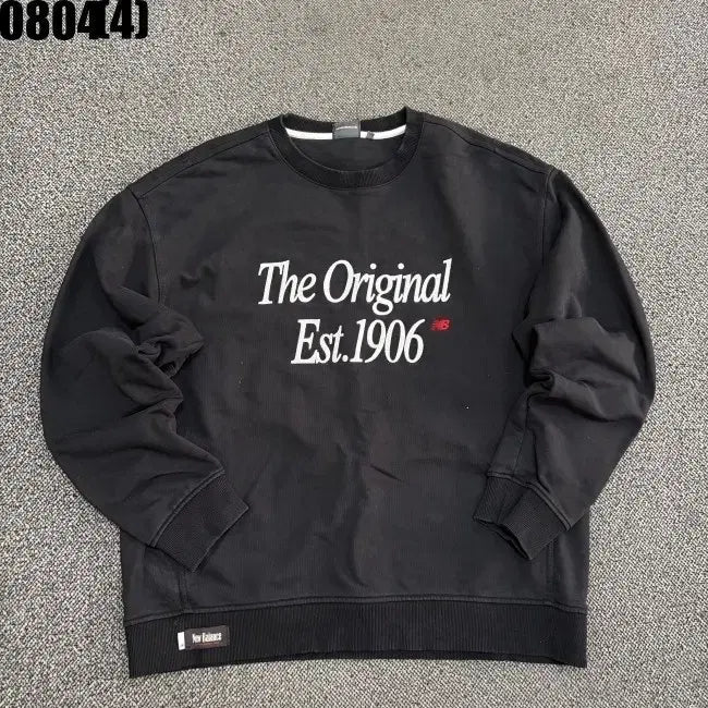 [BUNJANG] New Balance Sweatshirt Black XXL / 뉴발란스 맨투맨 티셔츠 블랙 XXL 0804
