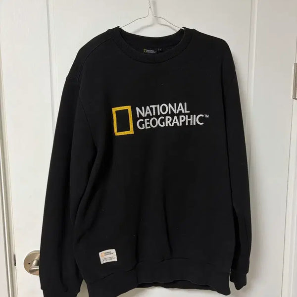 [BUNJANG] National Geographic Polhas Big Logo Sweatshirt / 네셔널지오그래픽 폴하스 빅 로고 약기모 맨투맨
