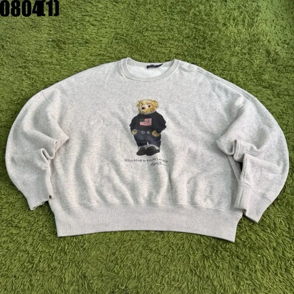 [BUNJANG] Polo Ralph Lauren Polo Bear Sweatshirt Light Grey / 폴로 랄프로렌 폴로 베어 맨투맨 라이트 그레이