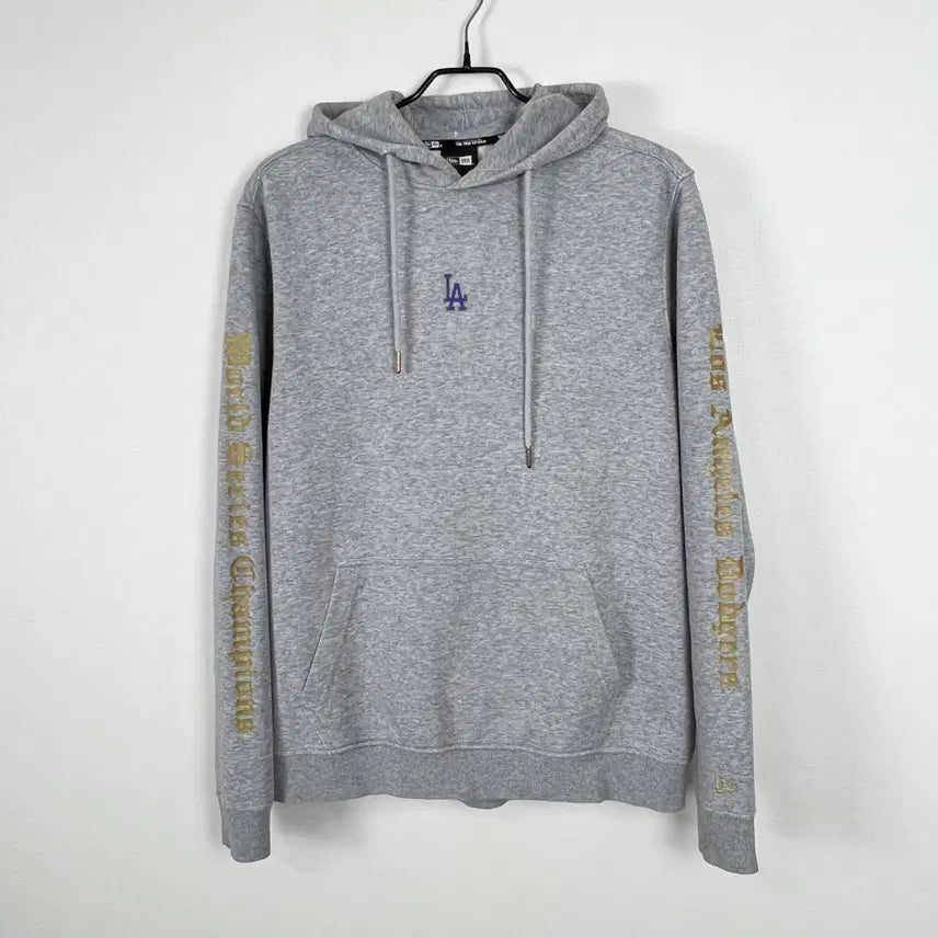 [BUNJANG] New Era Gray Hoodie (L/100) / 뉴에라/후드티 긴팔 티 맨투맨 남L 100/라덴